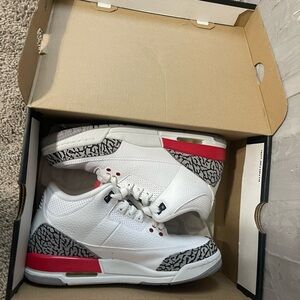 Jordan Air 3 Retro BG White and Red